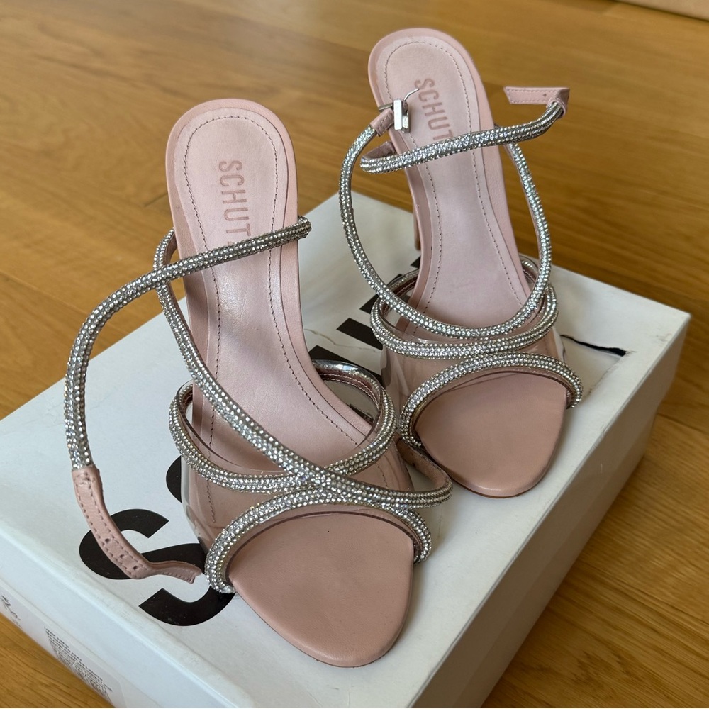 Schutz Rhinestone Heels - Picture 4 of 6